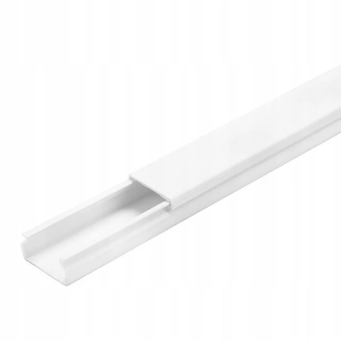 Listwa elektroinstalacyjna kanał kablowy STANDARD BKK 20x10mm korytko z pokrywą / 2 m / 4/EB/KK 20x10 - obrazek 1