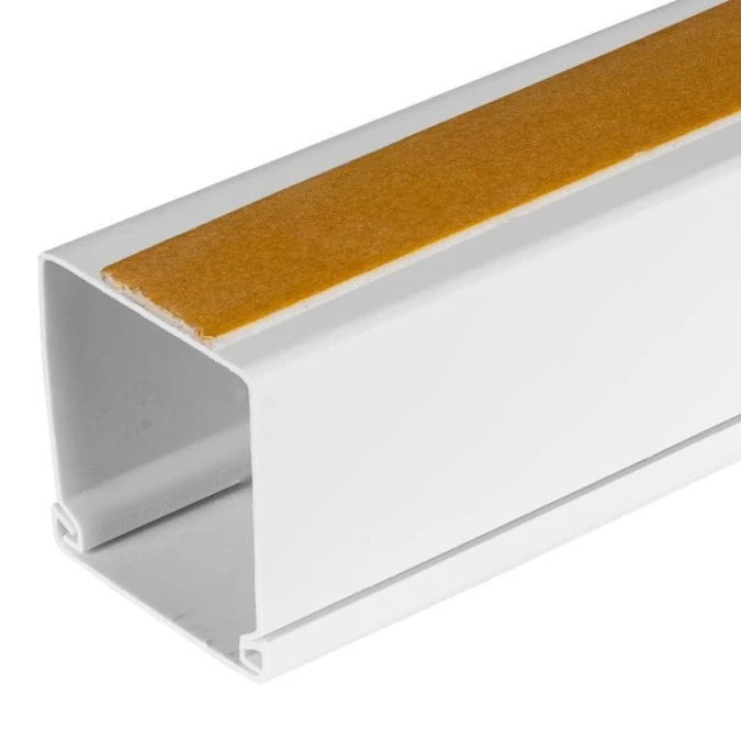 Listwa elektroinstalacyjna kanał kablowy BKK 25x25mm korytko z pokrywą i taśmą montażową 2‑stronną NEKU 2mb - obrazek 1