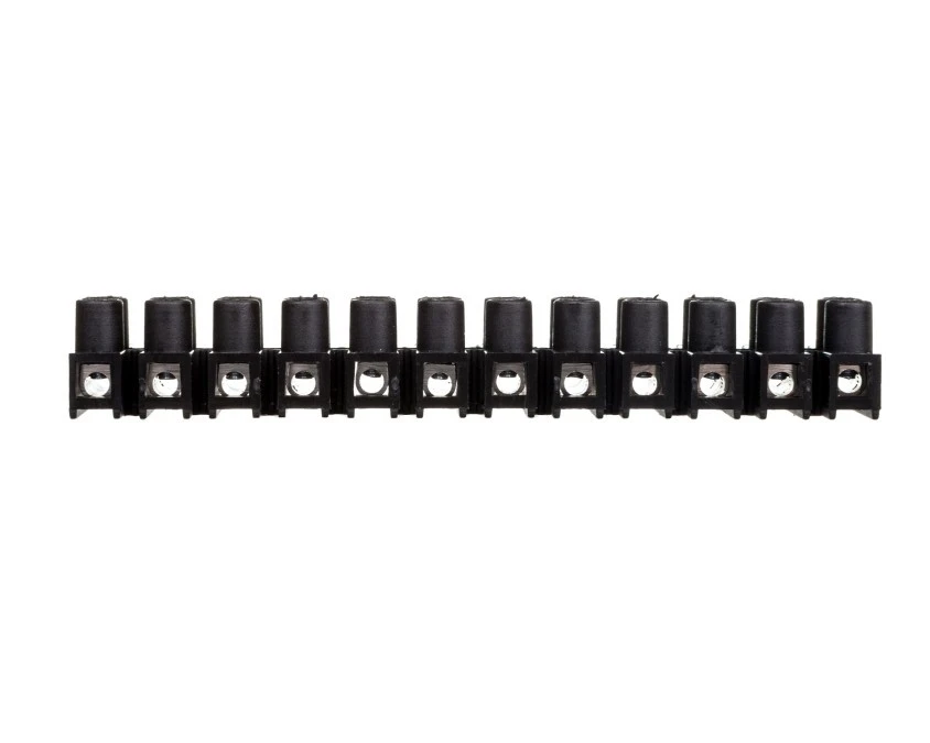 Listwa zaciskowa gwintowa 12‑torowa 2,5mm2 czarna LTA12‑2,5 22210217 - obrazek 1