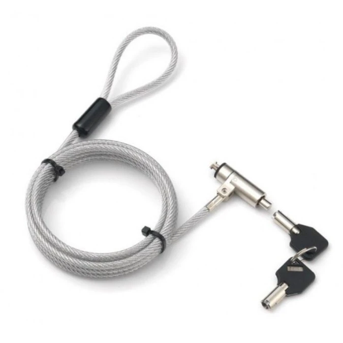 Linka zabezpieczająca do laptopa/notebooka Nano Slot 2.5×5.5mm na Klucz 1.8m