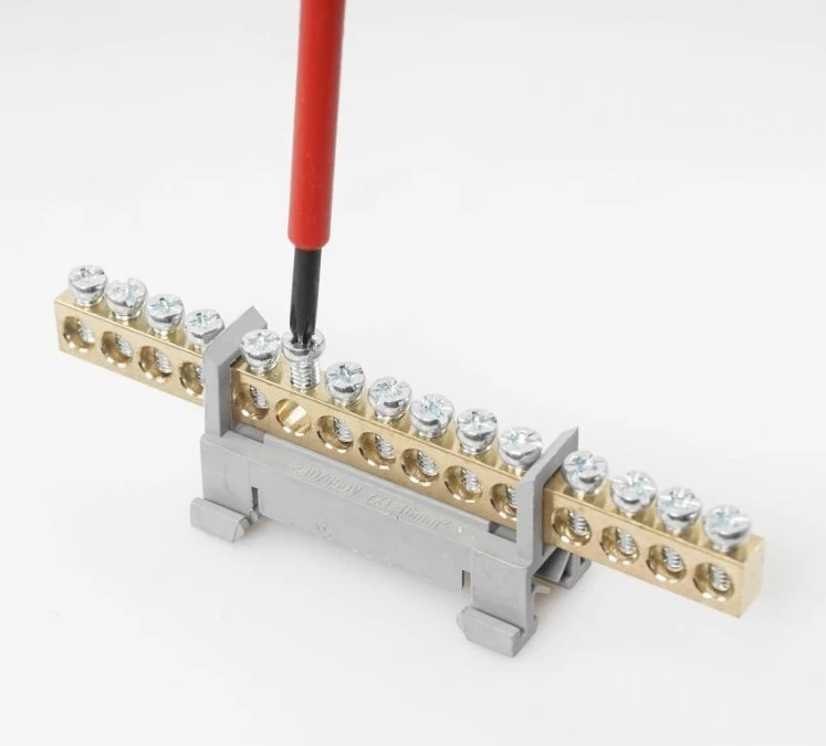 Listwa zaciskowa 15‑polowa 1‑16mm2 szara LZM‑W15 - obrazek 2
