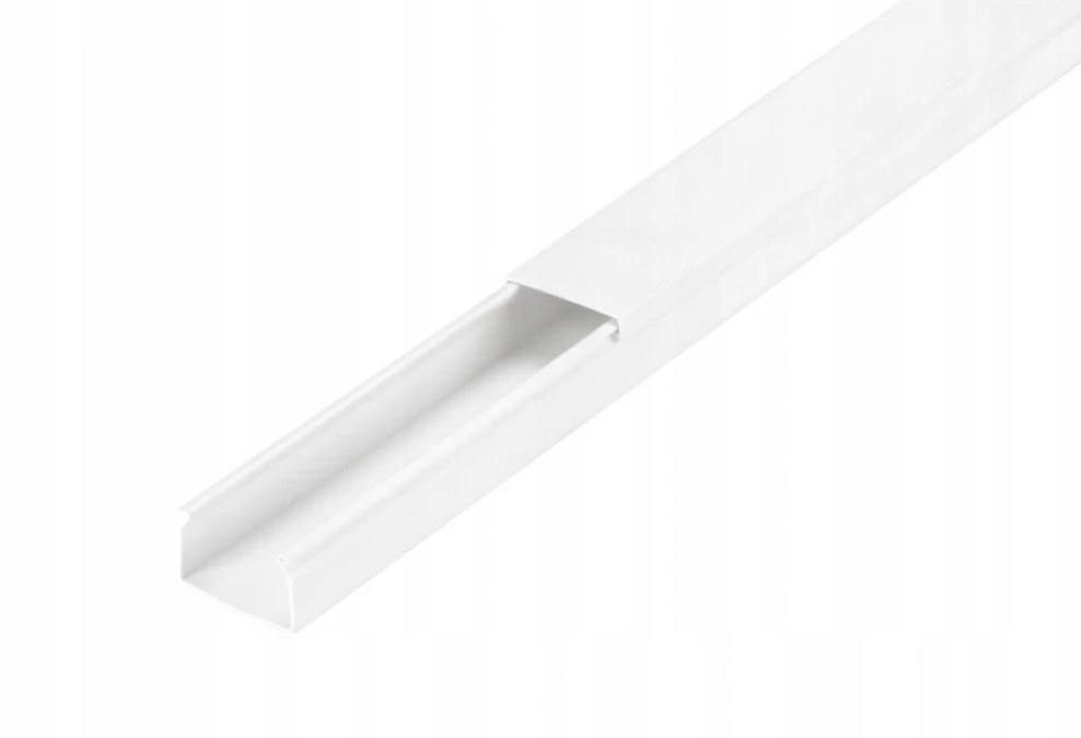 Listwa elektroinstalacyjna kanał kablowy STANDARD BKK 25x16mm korytko z pokrywą / 2 m / 4/EB/KK 25x16 - obrazek 1