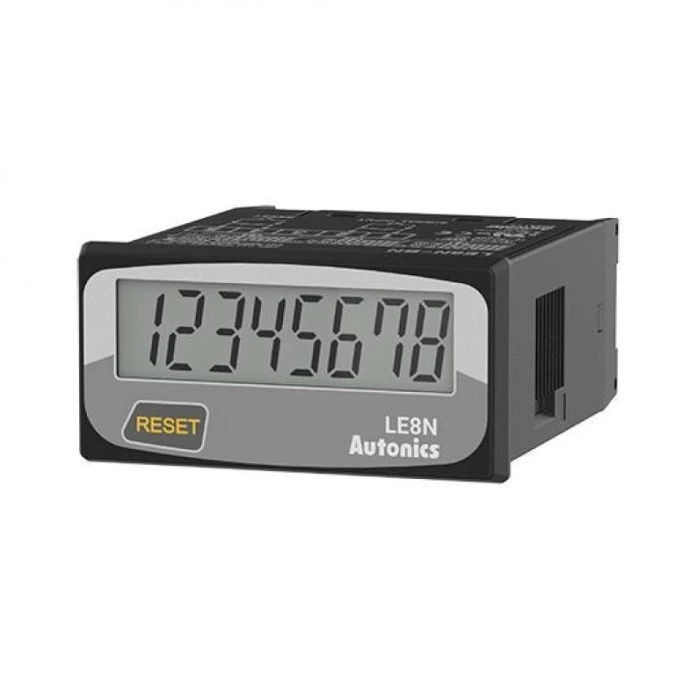 Licznik: elektroniczny czas pracy LCD Zakres: 0÷999999,9h IP20 LE8N‑BV - obrazek 1