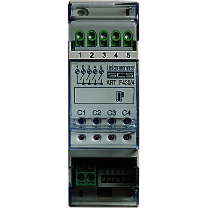 MyHome Aktor termoregulacji z 4 przekaźnikami F430/4