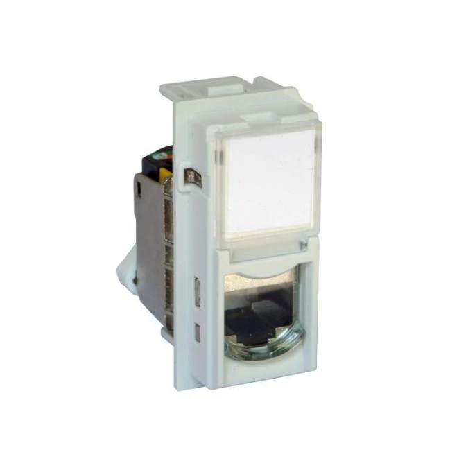 LIVING NOW gniazdo RJ45 UTP kat.6a 1mod. biały KW4279C6A - obrazek 1