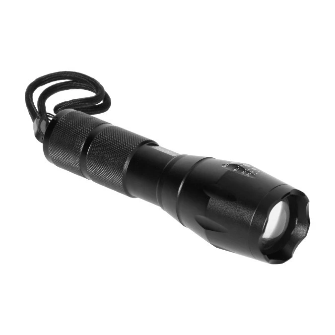 Latarka LED CREE 10W z zoomem, 800lm, 3 x AAA, aluminiowa konstrukcja,LT‑5 - obrazek 3