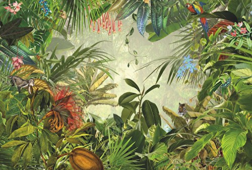 Komar Fototapeta z włókniny, INTO THE WILD, wymiary: 368 x 248 cm (szerokość wysokość) pokój dziecięcy, tapeta, las deszczowy, dżungla, tropikalna, sypialnia, salon, motyw naturalny, egzotyczna Komar Fototapeta z włókniny, INTO THE WILD, wymiary: 368 x 248 cm (szerokość wysokość) pokój dziecięcy, tapeta, las deszczowy, dżungla, tropikalna, sypialnia, salon, motyw naturalny, egzotyczna