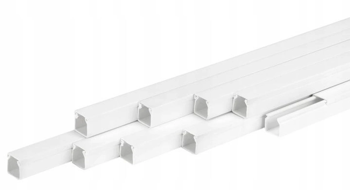 Listwa elektroinstalacyjna kanał kablowy STANDARD BKK 16x16mm korytko z pokrywą / 1M - obrazek 2