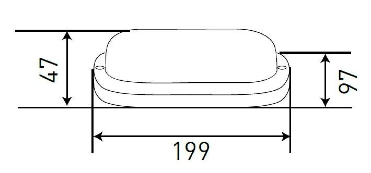 LED TOR OVAL 12W NW 1200/1440lm ‑ Plafon LED GXDS357 - obrazek 2
