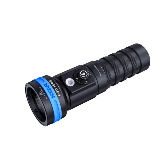 Latarka LED do nurkowania Xtar D30 ‑ 1600lm z UV zestaw z ładowarką i akumulatorem - obrazek 1