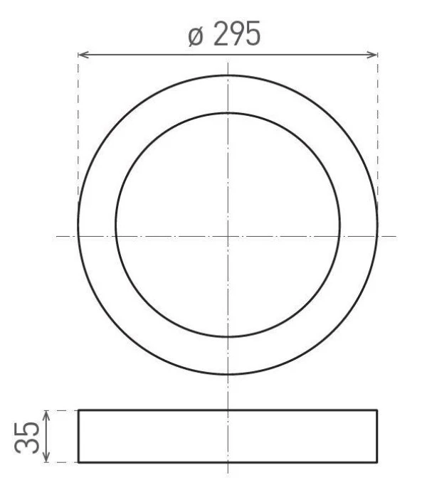 LED FENIX‑R Black 24W CCT 2100/3220lm ‑ Oprawa LED natynkowa n/t (Downlight LED) GXDW430 - obrazek 3