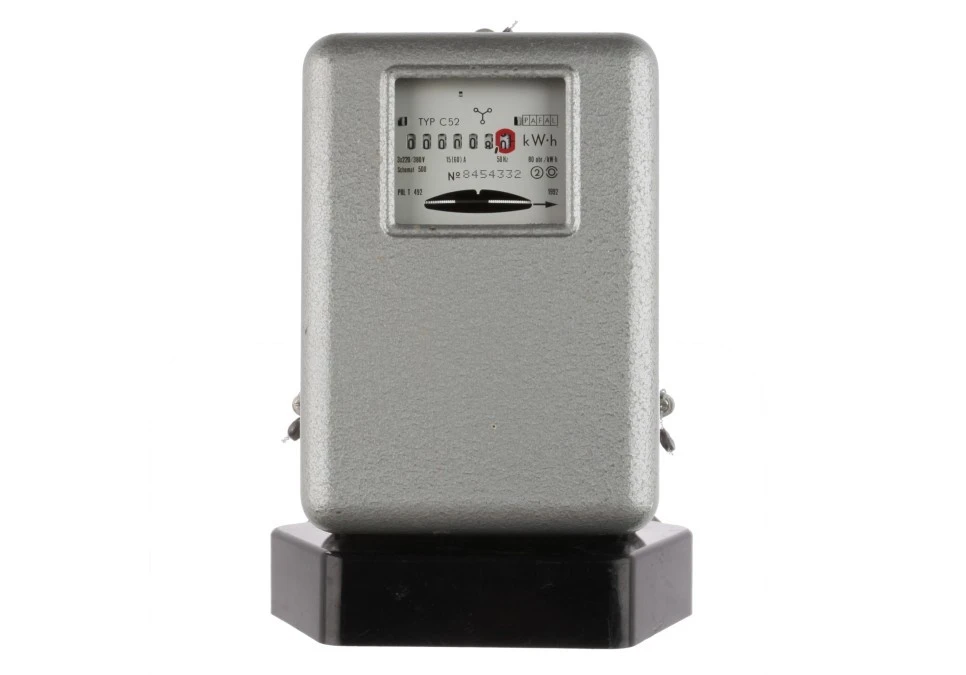 Licznik energii elektrycznej 3‑fazowy C52 15/60A 3x220/380V (regenerowany / legalizowany) - obrazek 1
