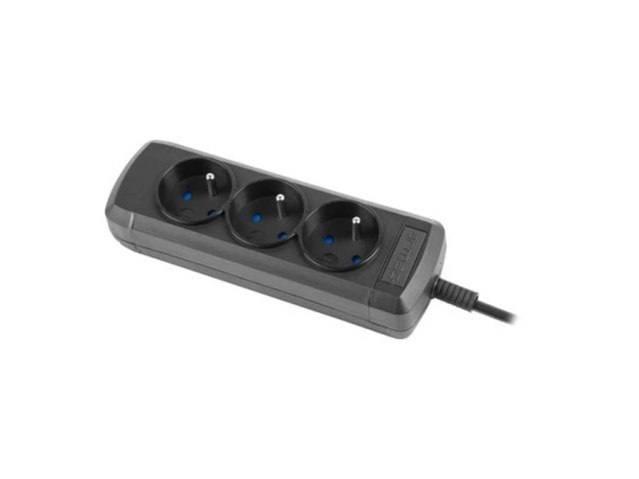 Listwa zasilająca 3‑gniazd z/u ARMAC ARC3 0,6m UPS czarna ARCOLOR3/0.6/CZ/IEC - obrazek 2