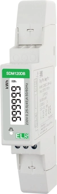 Licznik energii elektrycznej wskaźnik LCD jednofazowy 45A podświetlany wyświetlacz SDM120DB - obrazek 1