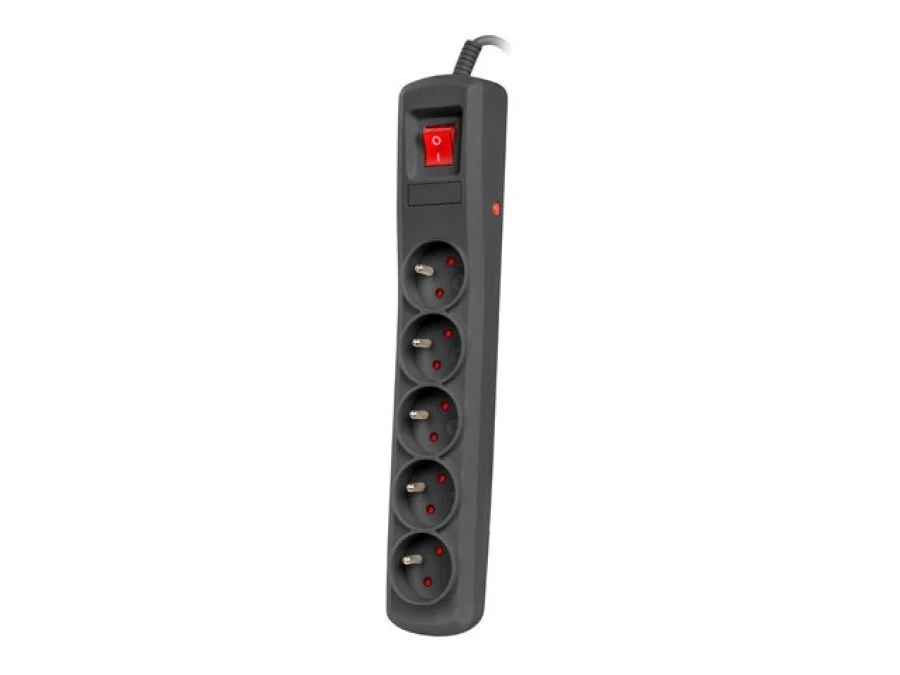 LISTWA ZASILAJĄCA NATEC BERCY 400 1.5M 5X 230V PL CZARNA - obrazek 1