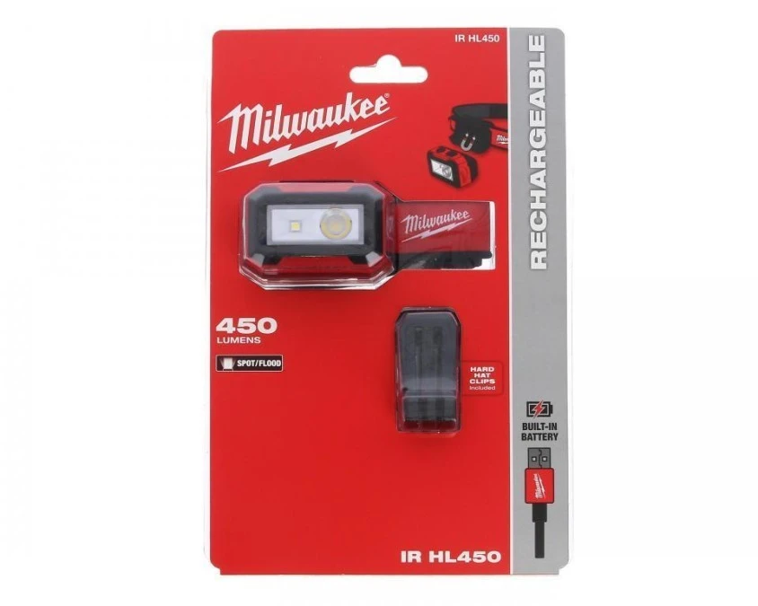 Latarka czołówka USB z magnesem IRHL450 450lm IP54 4933478587