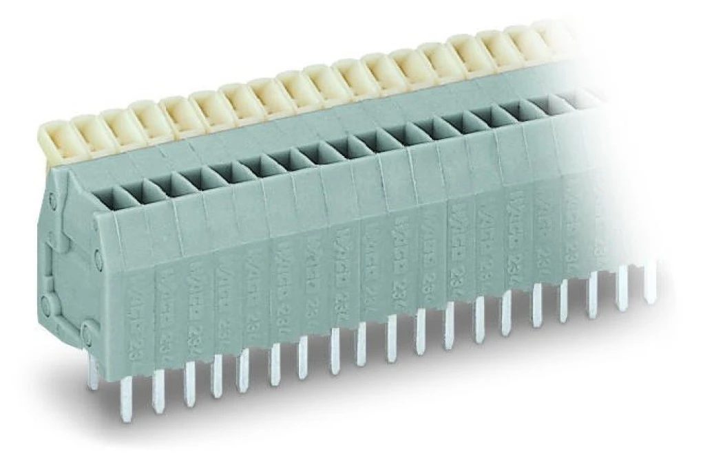 Listwa zaciskowa do płytek drukowanych 36‑biegunowa szara raster 2,5mm 234‑236 /10szt./ - obrazek 1