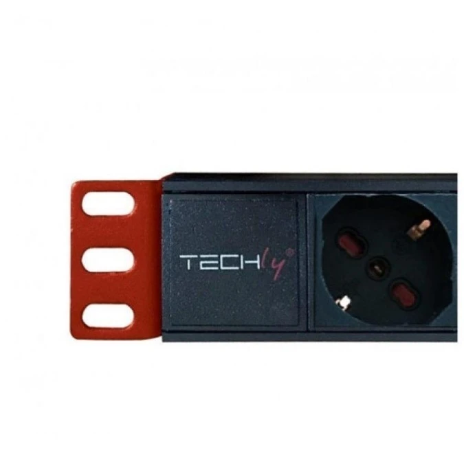 Listwa zasilająca Rack 1U 8x Schuko, kabel C14, 250V/16A, 2m - obrazek 3
