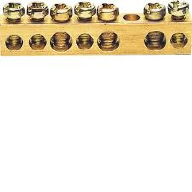Listwa przyłączeniowa 7 otworów bez cokołu 3x16mm2 4x10mm2 K142 - obrazek 1
