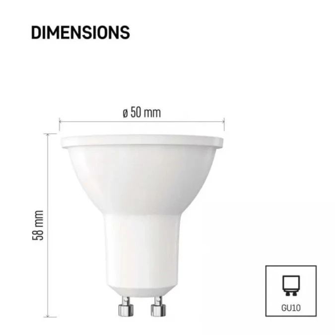 LED CLS MR16 4W(39W) 450lm GU10 NW ZQ8E23 - obrazek 2