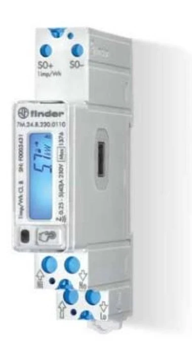 Licznik energii jednofazowy 40A MID LCD z portem komunikacyjnym IR 7M.24.8.230.0110 - obrazek 1