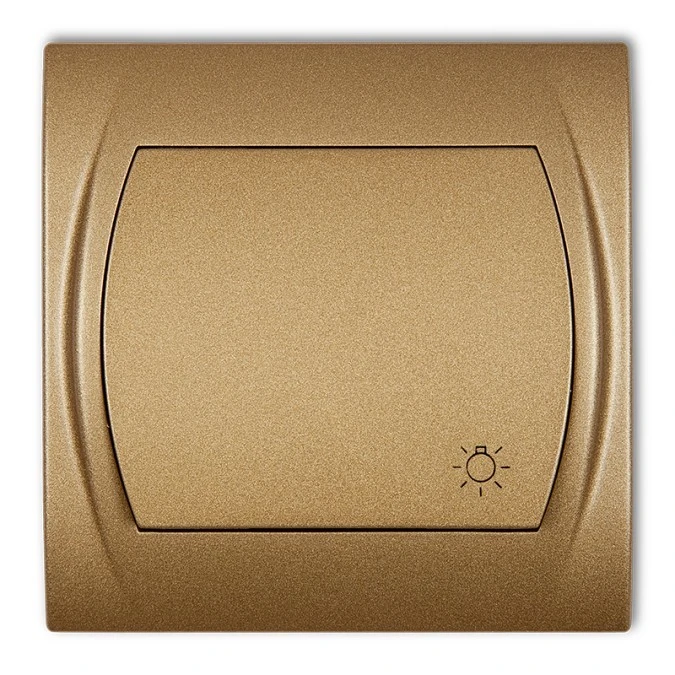 LOGO Przycisk /światło/ podświetlany złoty metalik 8LWP‑5L - obrazek 1