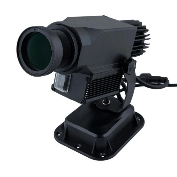 LED projektor Logo Greenie 30W wodoodporny, obrotowy IP65 - obrazek 1