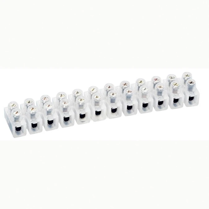 Listwa zaciskowa 12‑torowa 2,5mm2 biała 034221 /10 szt./ - obrazek 1