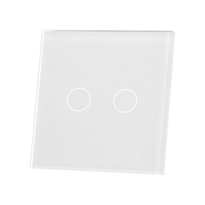 Livolo BIAŁY PANEL SZKLANY 702‑61 - obrazek 1