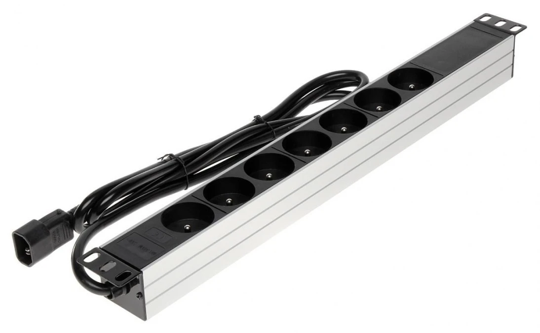 Listwa zasilająca RACK 19cali PD‑7/RACK/IEC - obrazek 1