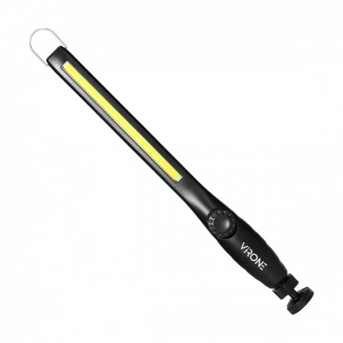 Latarka warsztatowa LED 10W, 400lm, 2000mah, fukcja ściemniania, magnes, zawiesie WL‑1 - obrazek 1