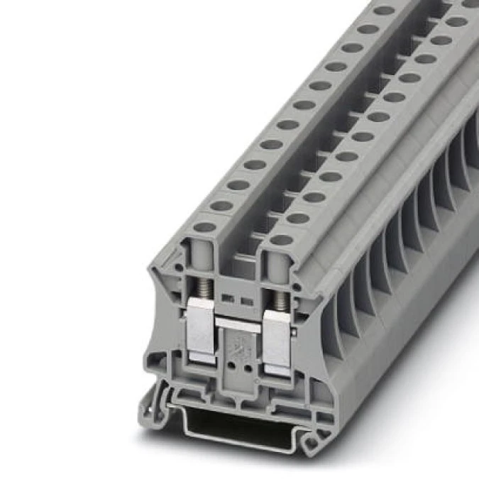 Listwa zaciskowa przepustowa 2‑przewodowa 0,5‑16mm2 szara UT 10 3044160 - obrazek 2