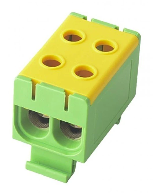 Listwa zaciskowa LZD w korpusie żółto‑zielona Cu:2.5‑50mm2, Al:6‑50mm2 E.4150/Ż‑Z - obrazek 1