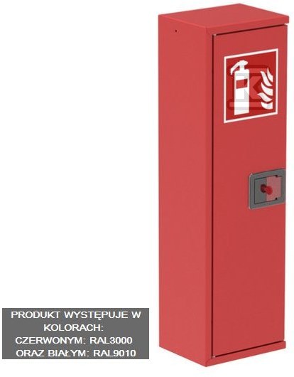Szafka na gaśnicę do hydrantu wewnętrznego HWG-33-MODUŁOWY 780x230x250mm biały RAL 9010 17164 - obrazek 1