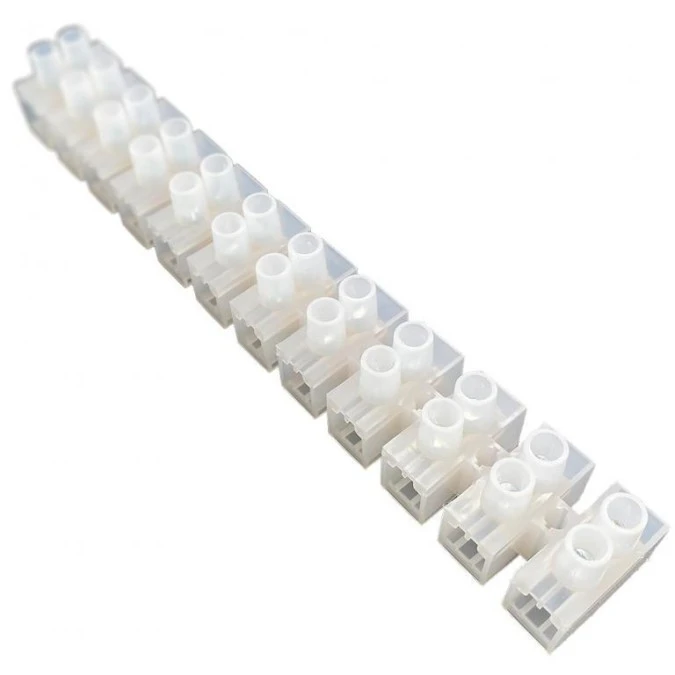 Listwa zaciskowa LTF 12‑torowa do 25mm² 60A biała HOROZ - obrazek 2