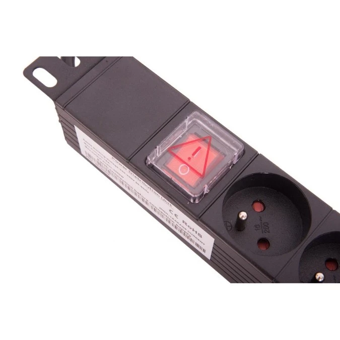 Listwa zasilająca 19 cali 8x230V z wyłącznikiem LZ1U8GW - obrazek 3