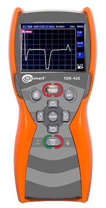 Lokalizaor uszkodzeń kabli (reflektometr) TDR‑420 WMPLTDR420