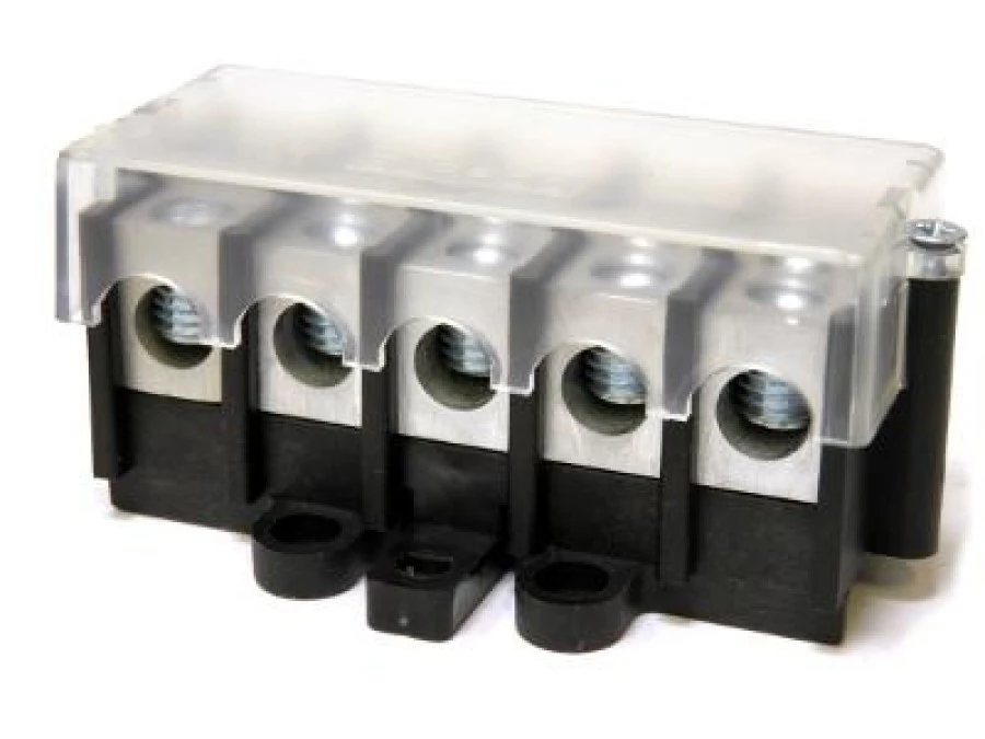Listwa zaciskowa DTS 5x(35/4x6) ‑ Czarna - obrazek 1