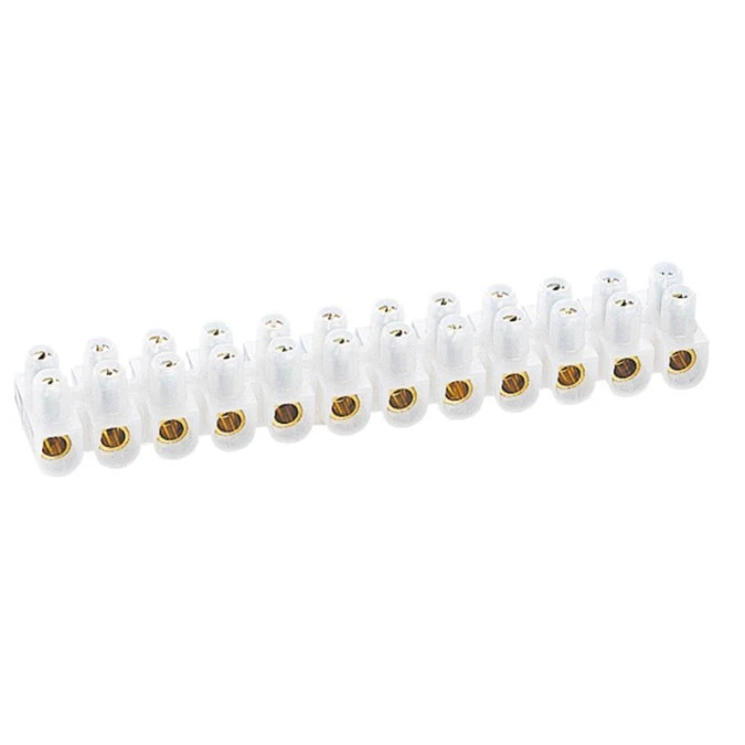 Listwa zaciskowa 12‑torowa 10mm2 biała 034225 /10 szt./ - obrazek 1