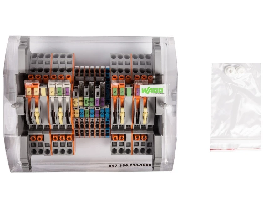 Listwa pomiarowa LPW 19‑torowa 230V AC równoległa 847‑356/230‑1000
