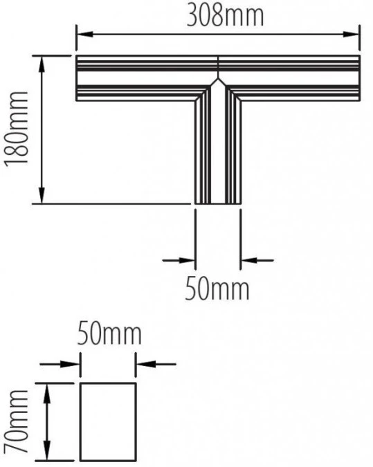 LINIK 15W White PR NW ‑ type T 1950/2450lm ‑ łącznik typu T GXLS433 - obrazek 3