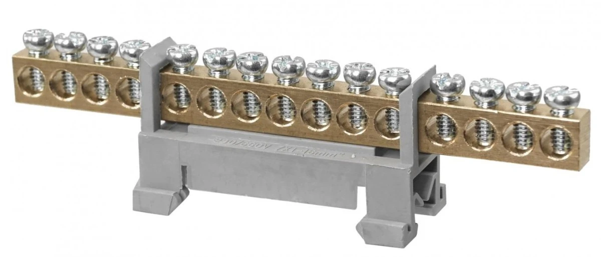 Listwa zaciskowa 15‑polowa 1‑16mm2 szara LZM‑W15 - obrazek 1