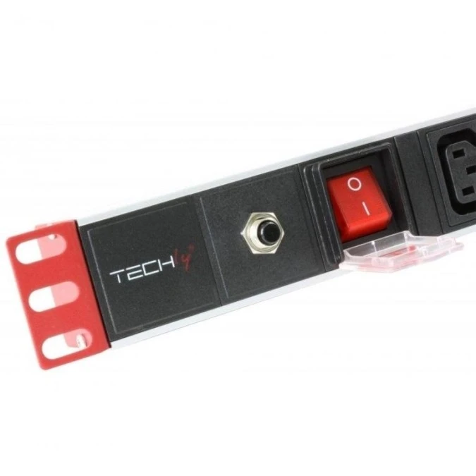 Listwa Zasilająca PDU Rack 1U 230V/10A 8x C13 Kabel 2m - obrazek 3
