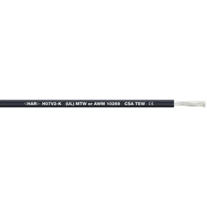 Linka UL(MTW)‑CSA‑(HAR) STYLE 10269 18AWG BK 4150301 /100m/