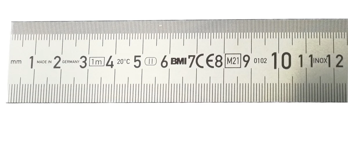 Liniał stalowy półsztywny nierdzewny 2000 mm 16‑203‑31