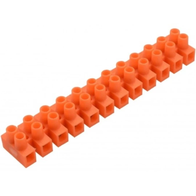 Listwa 12‑torowa 25mm2 400V pomarańczowa