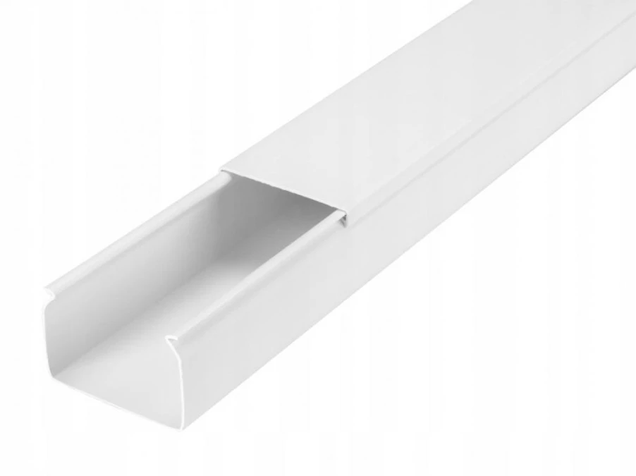 Listwa elektroinstalacyjna kanał kablowy STANDARD BKK 60x40mm korytko z pokrywą / 2 m / 4/EB/KK 60x40 - obrazek 1