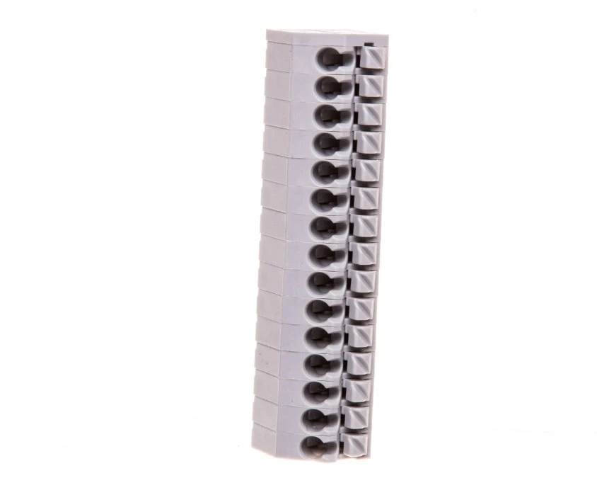 Listwa zaciskowa 15‑torowa szara 250‑115 /20szt./ - obrazek 1