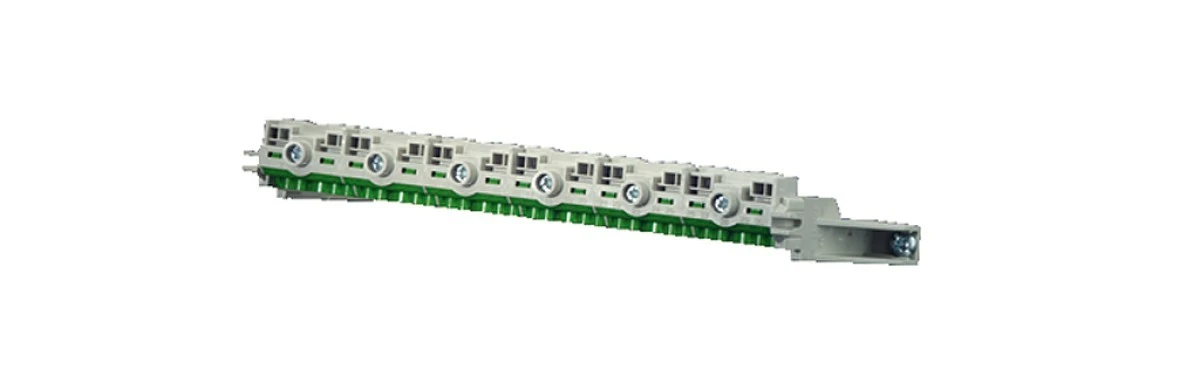 Listwa zaciskowa PE 80A zaciski bezśrubowe Fixconnect 6x25mm2 + 24x4mm2 FC PE 30 26100089 - obrazek 2