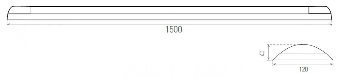 LED AURA NG 50W NW 5250/6450lm ‑ Oprawa LED GXLS164 - obrazek 2